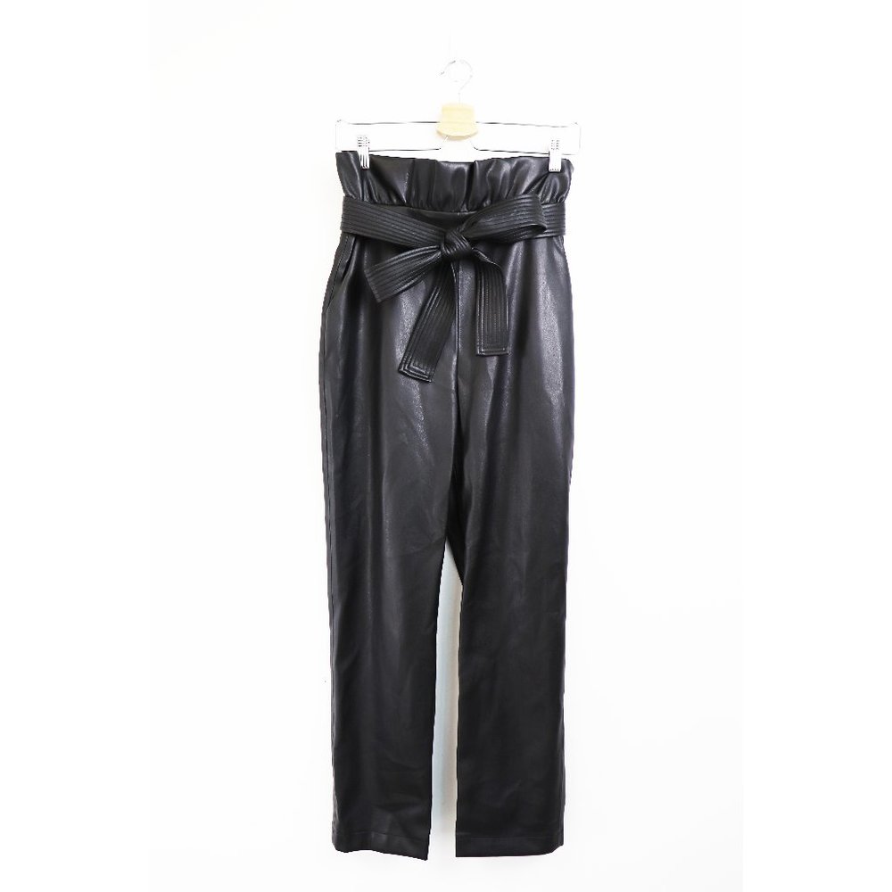 NEW Alexis Kayden Vegan Leather Paper Bag Pants S - Picture 4 of 9